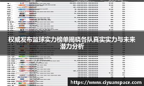 权威发布篮球实力榜单揭晓各队真实实力与未来潜力分析